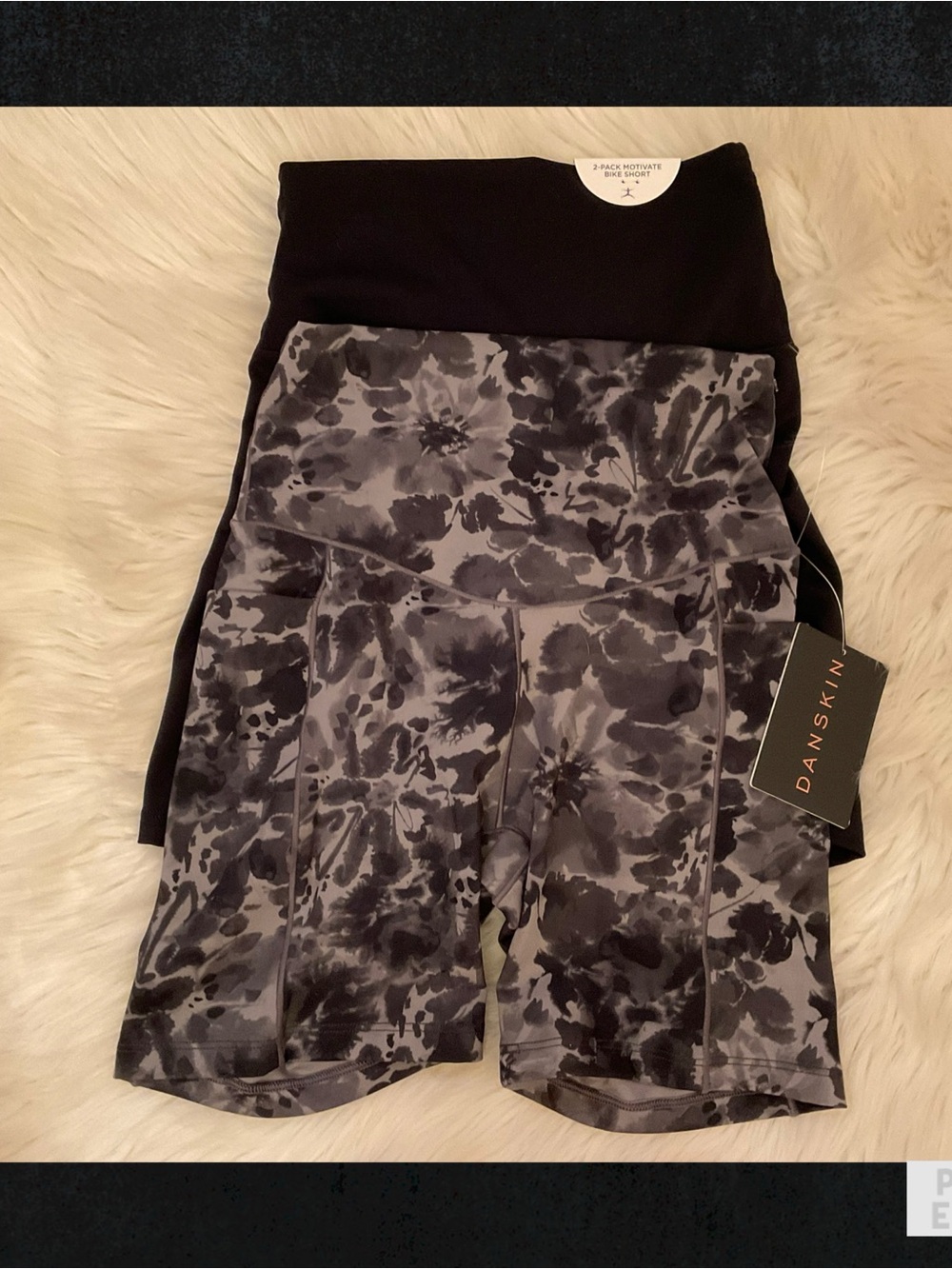 Danskin 2-Pack Motivate Bike Shorts - NWT - Size XS
